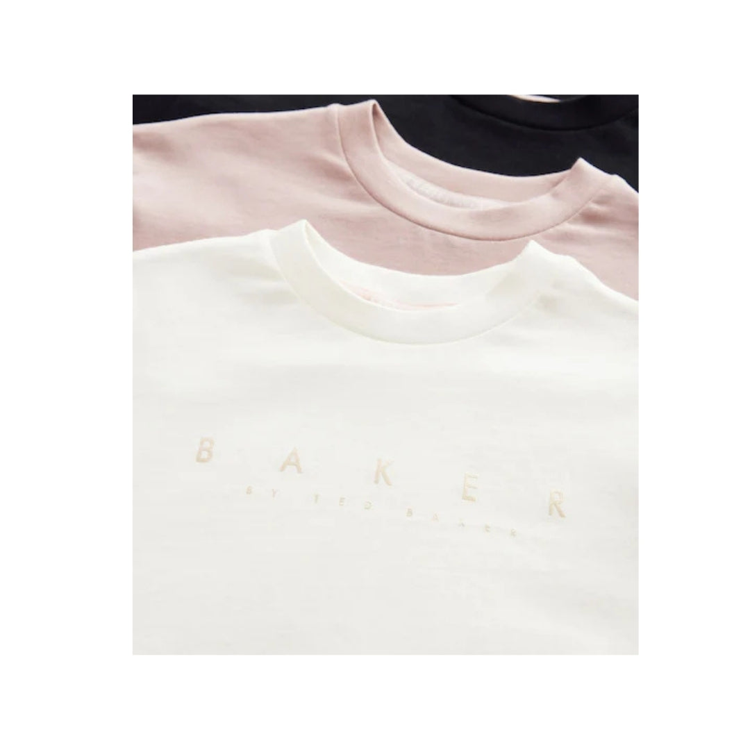 Girls Short Sleeve T-shirt-Pack Of 3